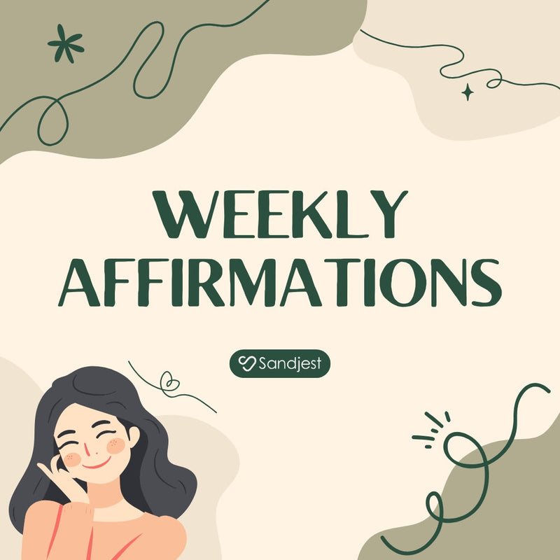 Weekly affirmations support balancing work and life with clarity and calm energy.