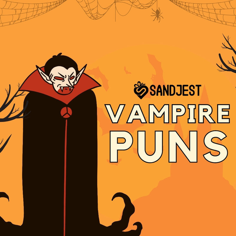 Find the best vampire puns, puns about Dracula, and hilarious captions in this article.