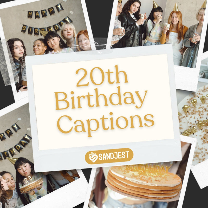Celebrate turning 20 with these short and creative captions for 20th birthday fun.