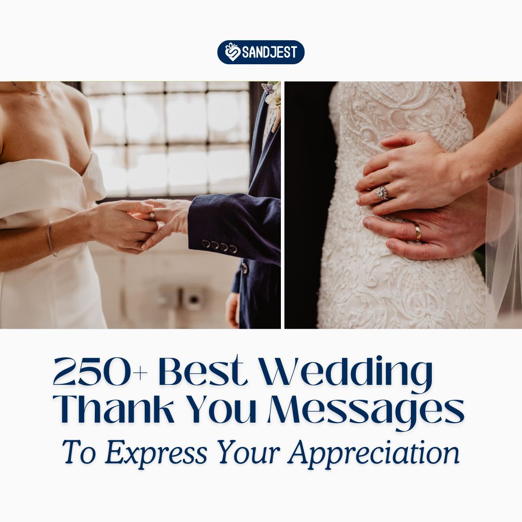 250+ Wedding Thank You Messages To Express Appreciation – Personalized 