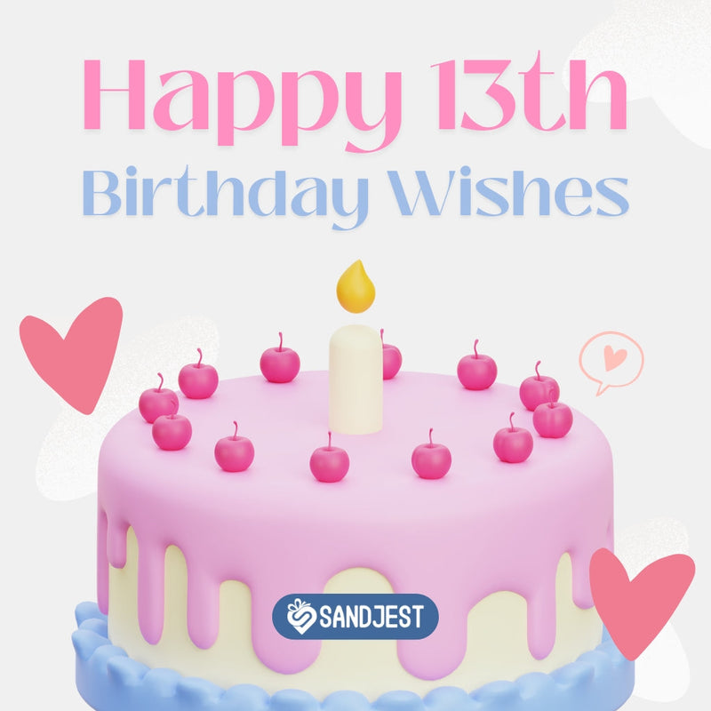 Celebrate your friend’s milestone with these happy 13th birthday sayings.