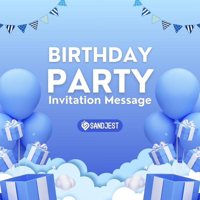 Find the perfect birthday party invitation maessage to set the tone for your celebration!