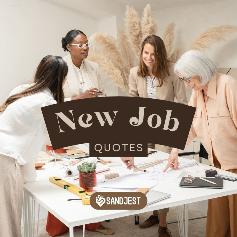 Alt: Unlock the power of new job quotes to fuel your motivation.