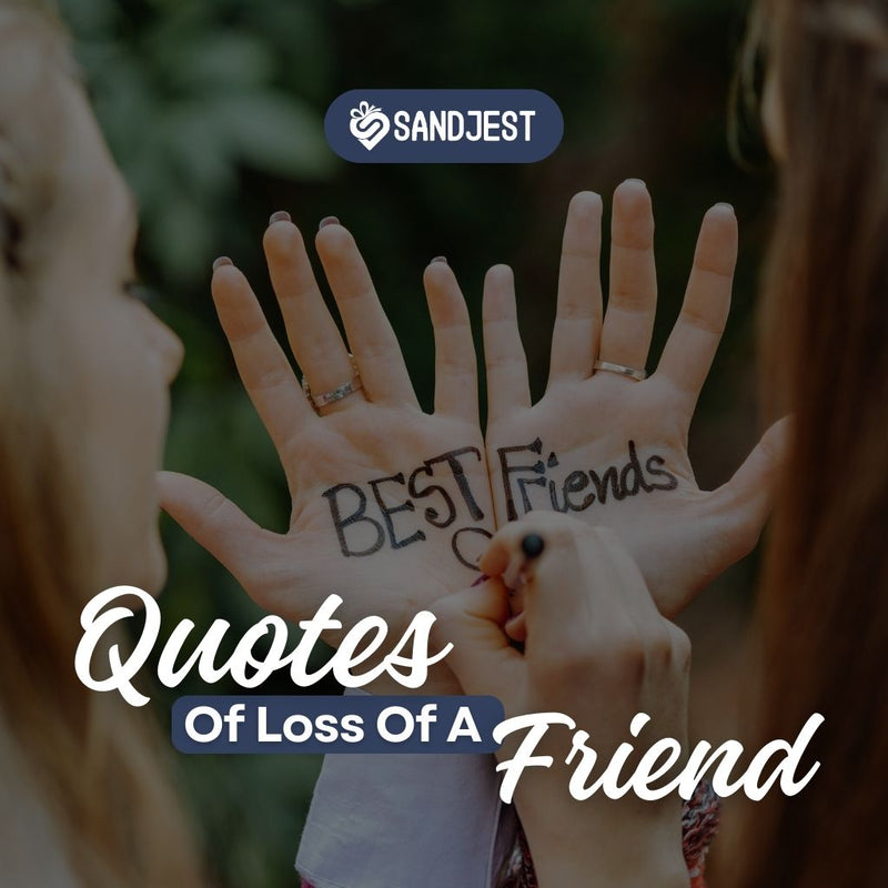 Discover healing quotes of loss of a friend to cope with the loss of a friend.