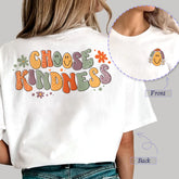 Sandjest Teacher T-Shirt Choose Kindness Retro Style Gift for Teachers