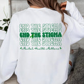 Sandjest Mental Health T-Shirt End the Stigma Gift for Women Girl Friend