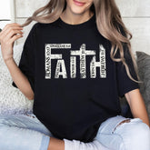 Sandjest Christian T-Shirt Faith Gift for Women Girl Friend Men Boy