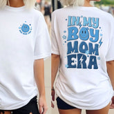 Sandjest Mom T-Shirt in My Boy Mom Era Gift for Mother Mommy Mama