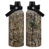 Camouflage Insulated Stainless Steel Water Bottle 32oz, Vacuum Chug Lid Travel Tumbler for Men Friends Dad Hunter Hunting Lovers, Gift for Birthday Christmas Father's Day