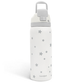 Star Insulated Stainless Steel Water Bottle with Straw for Sports and Travel, 32oz Gifts for Women Girls Friends Teens Birthday Christmas (Grey)