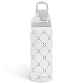 Horse Lover Insulated Stainless Steel Water Bottle with Straw for Sports and Travel, 32oz, Gifts for Women Girls Friends Teens Birthday Christmas (Grey)