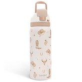 Cowgirl Insulated Stainless Steel Water Bottle with Straw for Sports and Travel, 32oz, Gifts for Women Girls Friends Teens Birthday Christmas