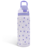 Star Insulated Stainless Steel Water Bottle with Straw for Sports and Travel, 32oz, Gifts for Women Girls Friends Teens Birthday Christmas (Purple)