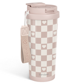 CaféMate 18oz Coffee Tumbler | Checkered Pattern