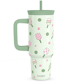 BloomSip 40oz Leak-proof Tumbler | Pickleball