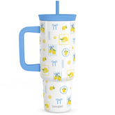 BloomSip 40oz Leak-proof Tumbler | Lemon