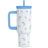 BloomSip 40oz Leak-proof Tumbler | Palm Trees