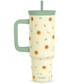 BloomSip 40oz Leak-proof Tumbler | Sunflower