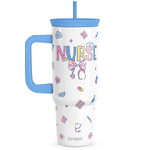 BloomSip 40oz Leak-proof Tumbler | Gift for Nurse