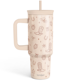 BloomSip 40oz Leak-proof Tumbler | Cowgirl