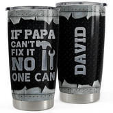 Personalized Dad Tumbler Funny Gifts Metallic Style Father's Day Gift