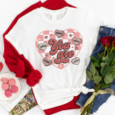 Sandjest Inspirational T-shirt You Are Retro Valentine Gift for Women Girl Friend Teenager