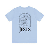 Sandjest Christian T-Shirt in the Waiting in the Searching in the Healing in the Hunting There Was Jesus Gift for Women Girl Friends