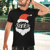 Sandjest Christmas Couple T-Shirt Santa's Favourite Ho Gifts for Husband Wife Girlfriend Boyfriend