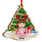 Cute Christmas Baby Personalized Ornament