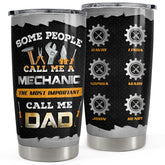 Mechanic Dad Personalized Tumbler Cup