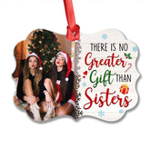 Personalized Aluminum Sister Ornament For Besties