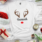 Personalized Christmas T-Shirt Custom Family Name