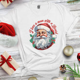 Personalized Christmas T-Shirt I Love A Man With A Beard
