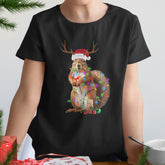 Personalized Christmas T-Shirt Squirrel Motifs