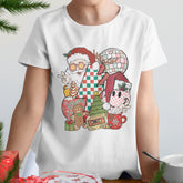 Personalized Christmas T-Shirt With Santa Claus Motif