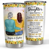 Personalized Tumbler For Daughter Mother And Daughter Best Gift