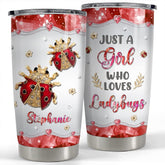 Personalized Ladybug Tumbler Jewelry Style Ladybugs Lover Animal Lover