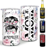 Personalized Mom Can Cooler Mom Life Floral Style Mother's Day Gifts