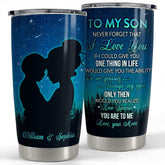 Personalized Son Gifts Tumbler From Mom Dad For Kid Boy Best Gift