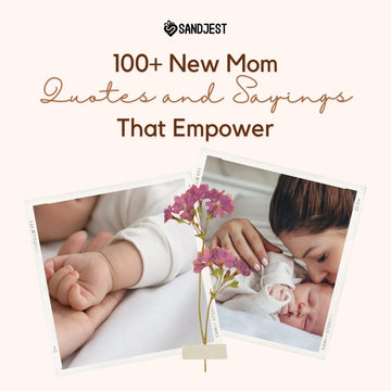 Mother lovingly gazes at her sleeping newborn, embodying the essence of new mom quotes that inspire and uplift.
