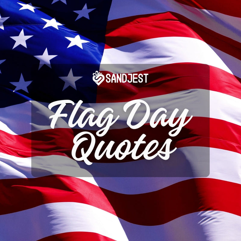 Colorful illustration depicting Flag Day celebration.