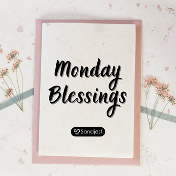 Hands in prayer near window light, suggesting hope, reflection, and Monday blessings of peace.