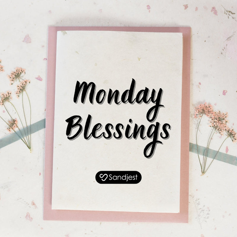 Hands in prayer near window light, suggesting hope, reflection, and Monday blessings of peace.