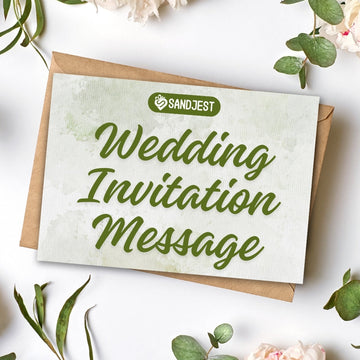 Best wedding invitation message to impress your guests in this article with a simple design.