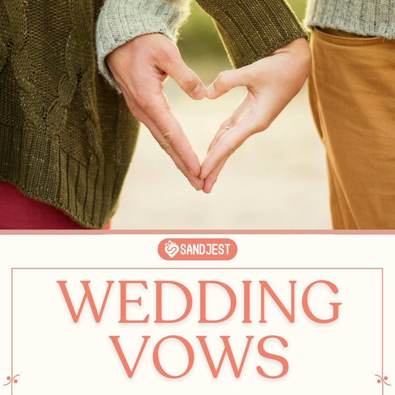 Find the perfect words for your wedding day with our collection of vow examples.