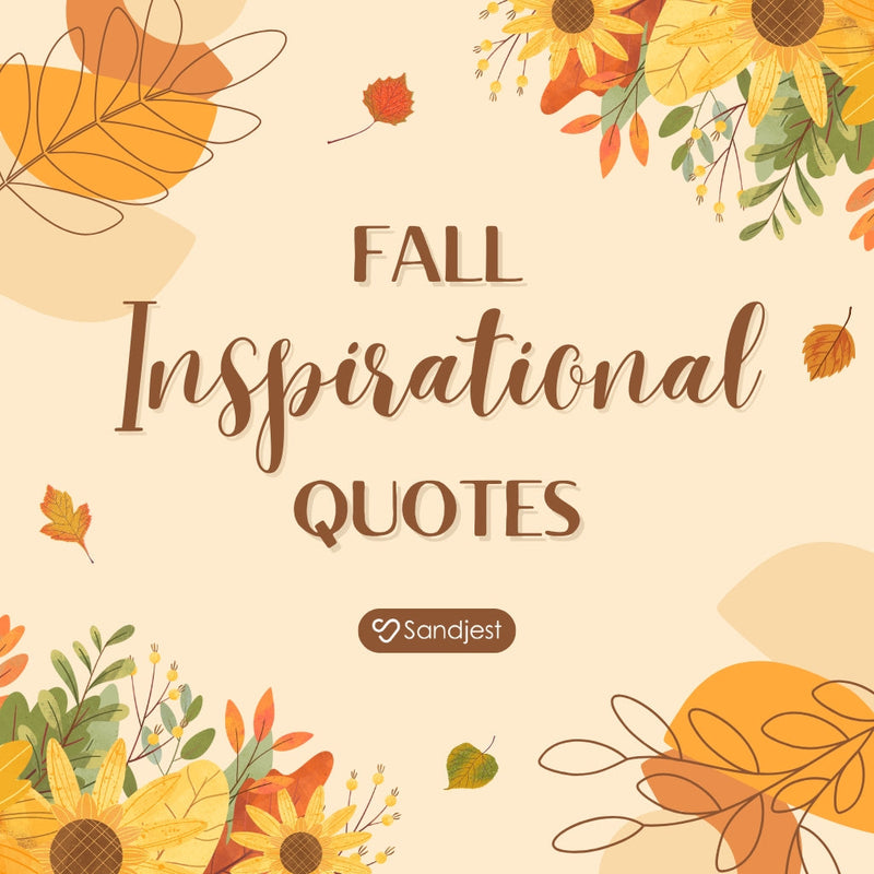Fall inspirational quotes spark hope and fill the day with gentle motivation