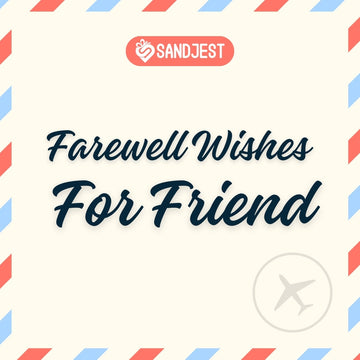 Discover heartfelt farewell wishes for friends with a simple letter themed design.