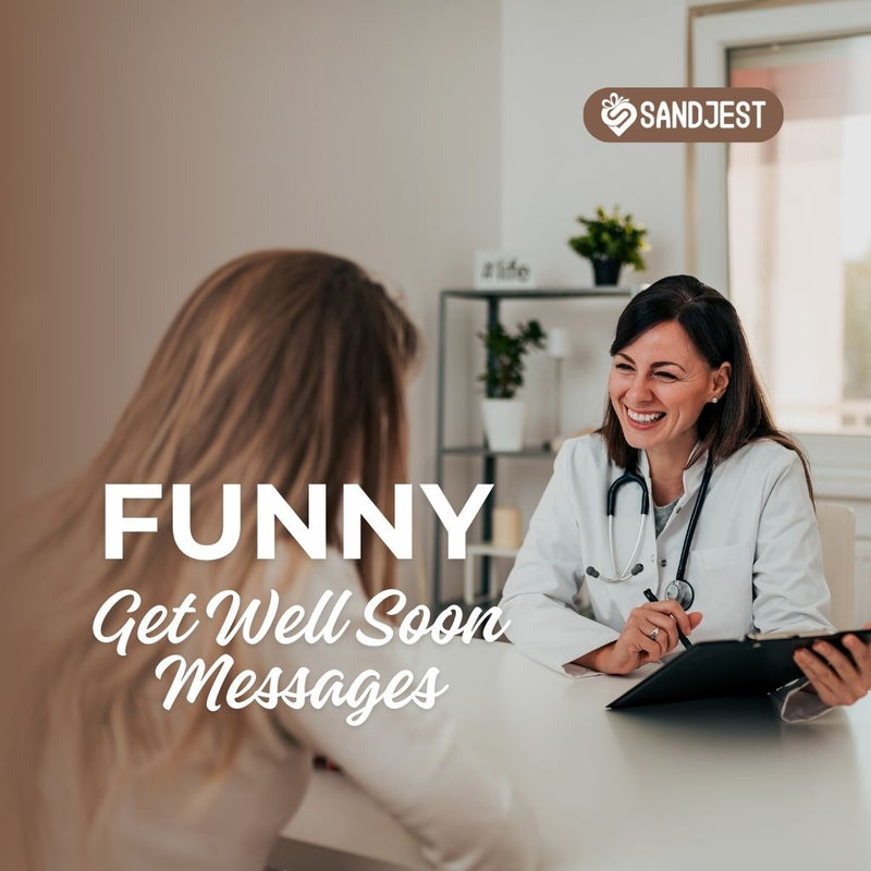 Send a smile with this funny get well soon message, perfect for lifting spirits during recovery.