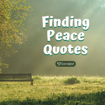 Breathe deeper into stillness with a finding peace quote that speaks without words