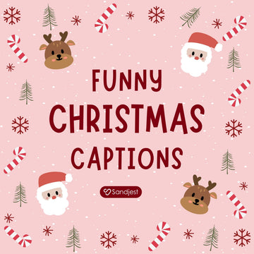 Funny Christmas captions make festive photos shine brighter with humor and joy.